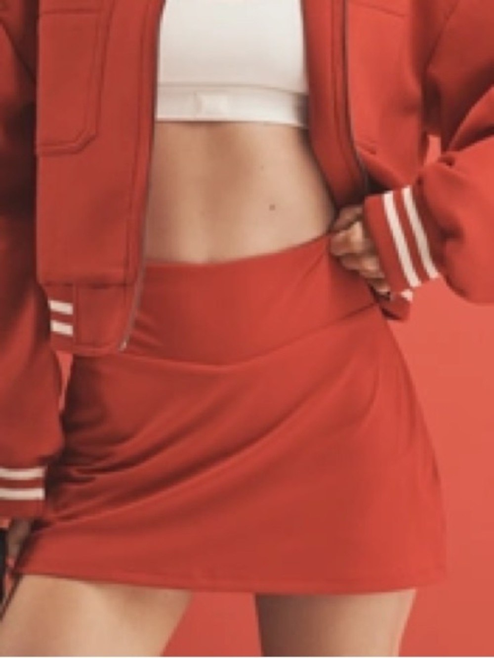 NWT Size XL - Anthropologie Daily Practice Mini Skort in Red (NWT US$ 68)
